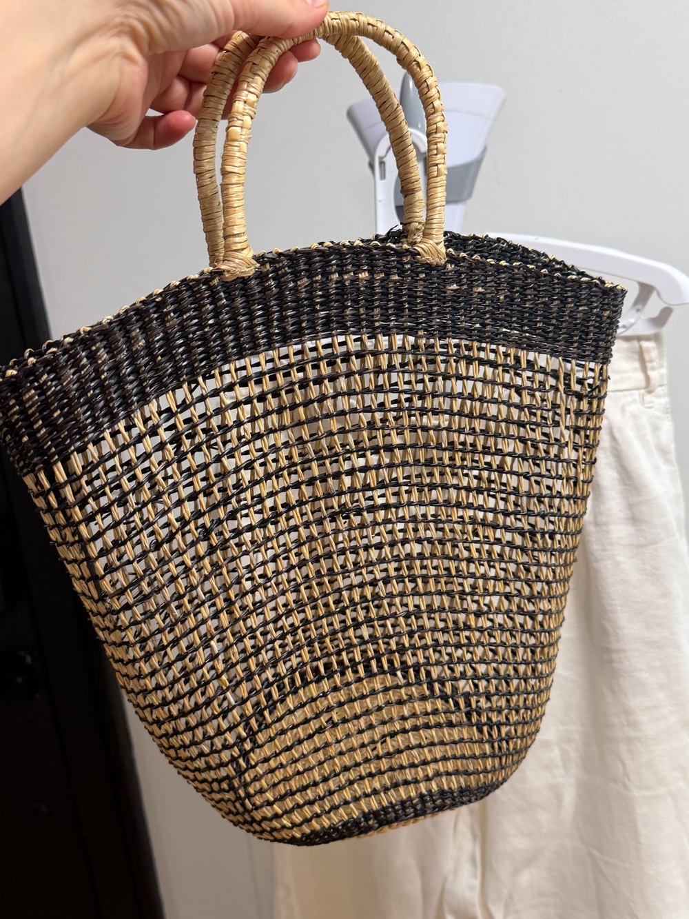 Zara wicker bag